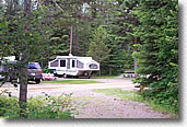 Water and electric RV campsite